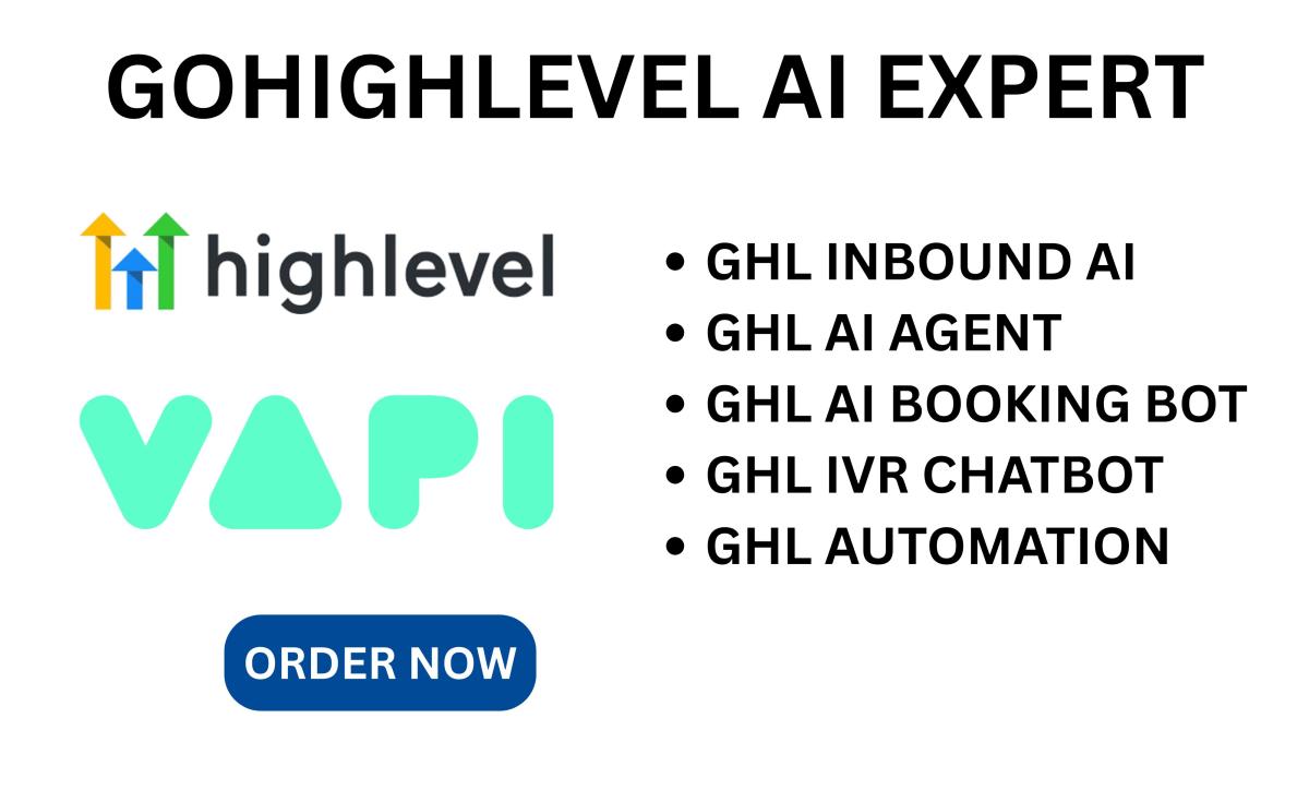 I will do GoHighLevel Landing Page & Sales Funnel with VAPi AI GHL Sales Funnel