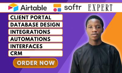 I will be Airtable Expert, Airtable Automation, Airtable Interfaces Design and Script