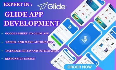 I Will Build Glide Mobile App, Desktop Web App, Convert Google Sheets and Excel to App