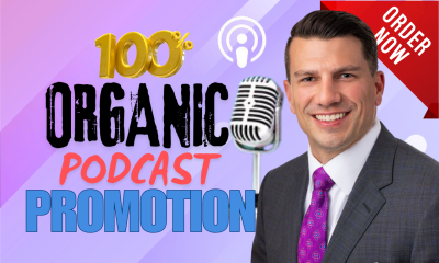 I will do organic USA podcast promotion to increase real listeners and downloads