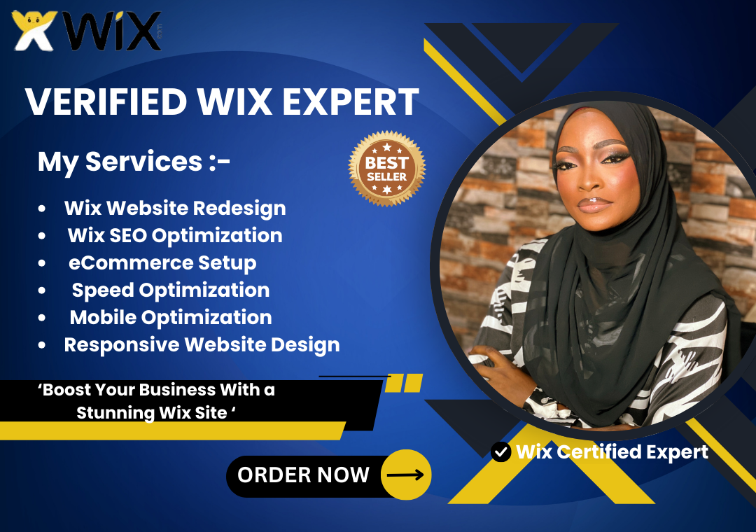 I will create a professional Wix website design, SEO optimized and mobile responsive