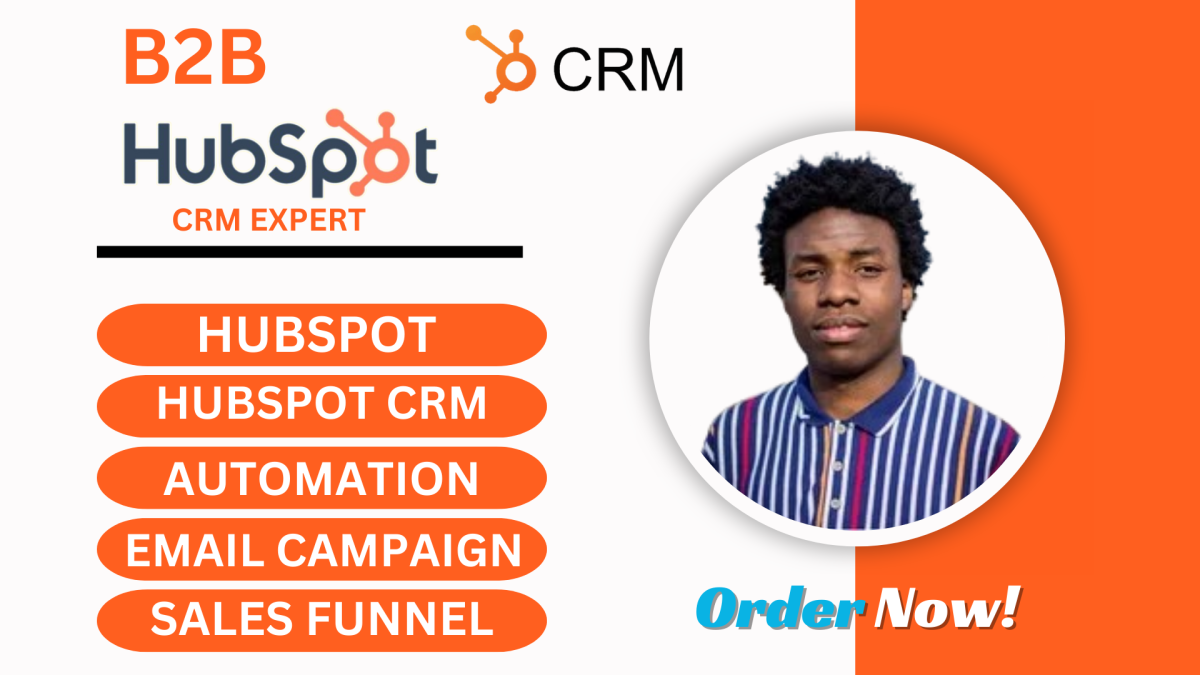 I will setup HubSpot, HubSpot CRM, HubSpot Automation, HubSpot Campaign, HubSpot Expert
