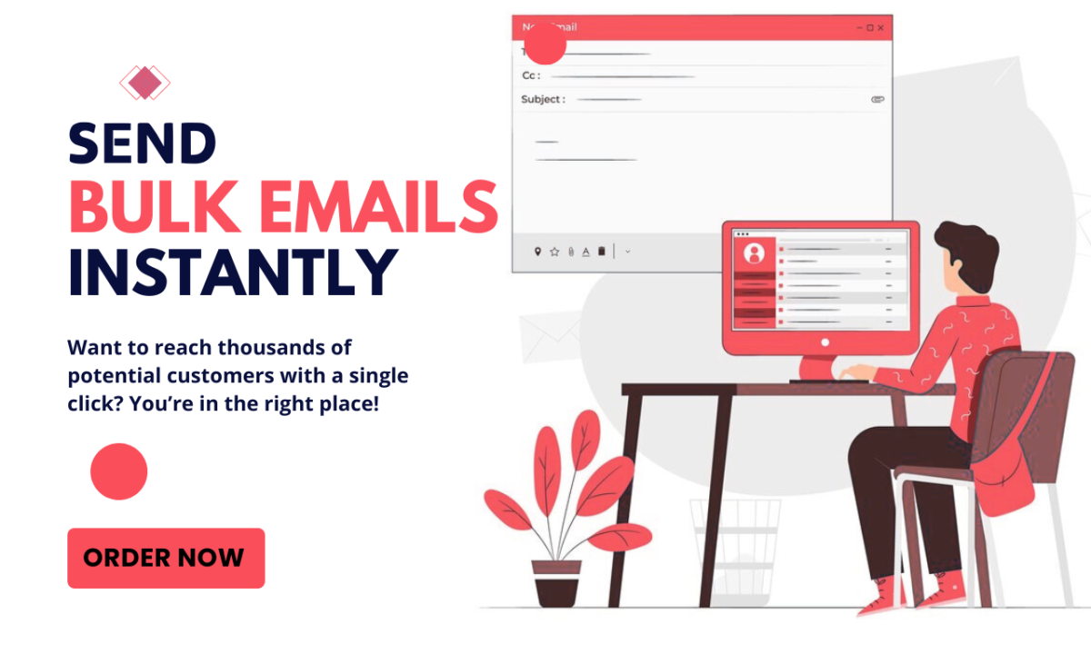 I Will Send Bulk Emails, Cold Emails, Mass Email Campaigns, Bulk SMS, and Email Blasts
