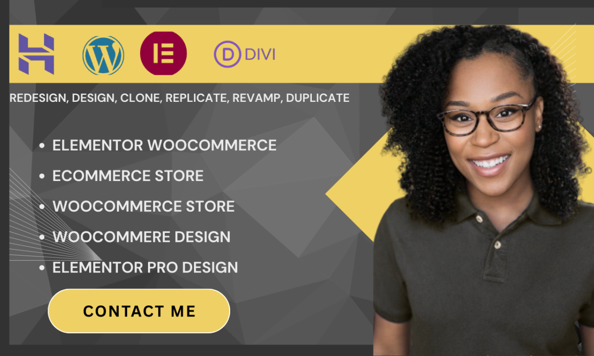 I will build online store with Elementor, Divi, WooCommerce, and Elementor Pro Expert