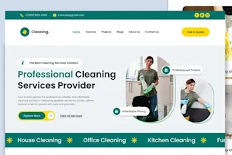 I will Booking Koala Website, Office Cleaning, Booking Koala, Cleaning Service Website