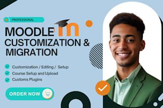 I will professionally set up, customize, and manage your Moodle LMS website