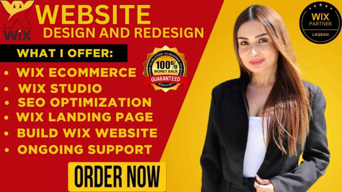 I will do Wix Website Design, Wix Website Redesign, Wix SEO