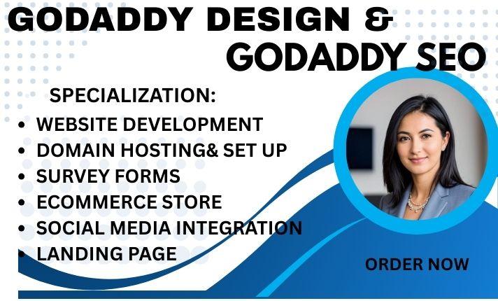 Godaddy Website Redesign & Ecommerce Optimization