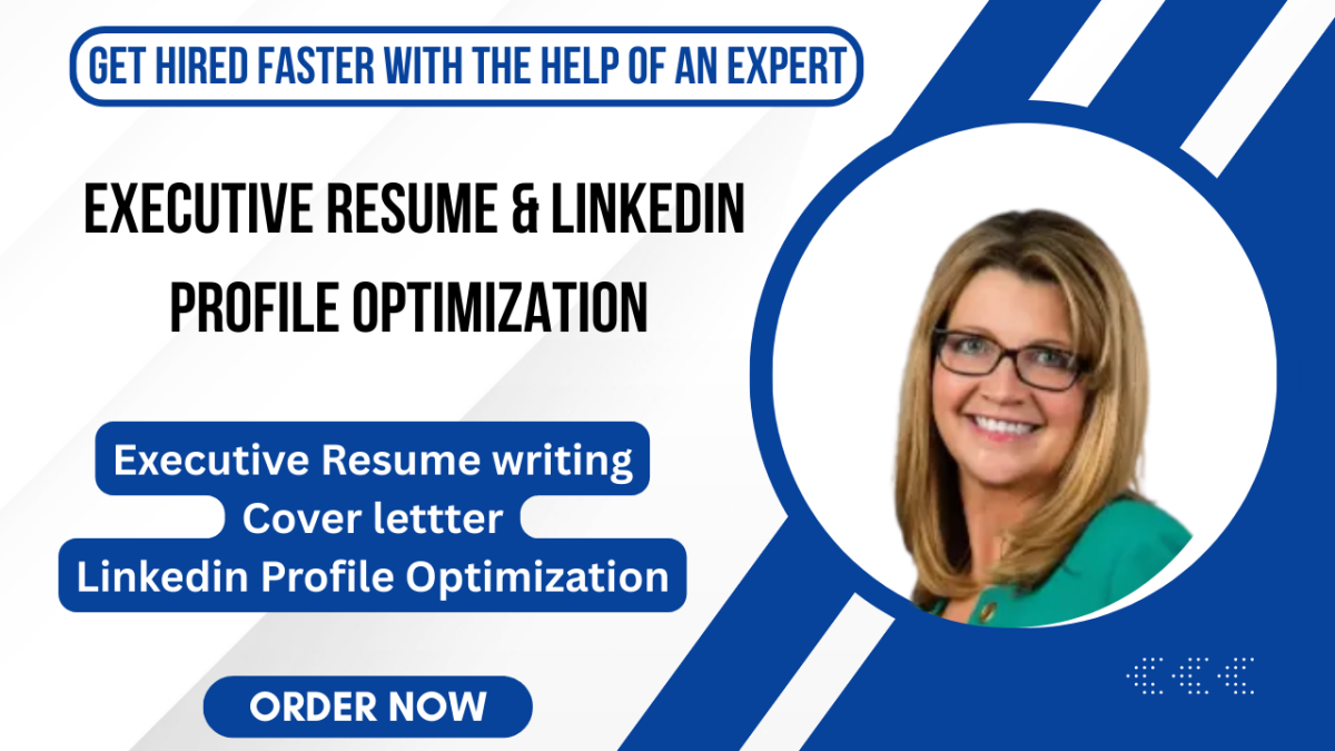 I Will Write Edit Executive Resume Cover Letter Bio LinkedIn for Director VP CEO