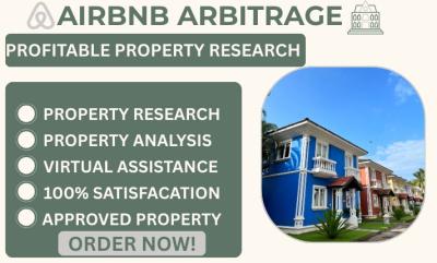I will find Airbnb Arbitrage Property in US, UK, and Canada