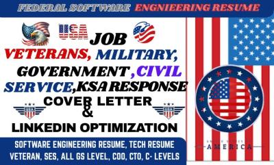 I will write ATS Software Engineering Resume, Federal Resume, Tech Resume Writing