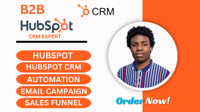 I will setup HubSpot, HubSpot CRM, HubSpot Automation, HubSpot Campaign, Data Migration