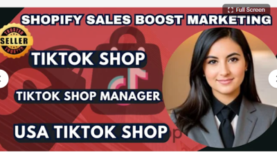 I will set up TikTok Shop, manage TikTok Shop dropshipping, promote TikTok Shop, and run TikTok Shop ads