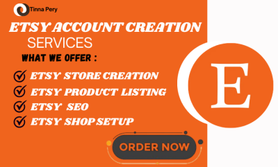 I will create any country Etsy seller account, setup a profitable Etsy store