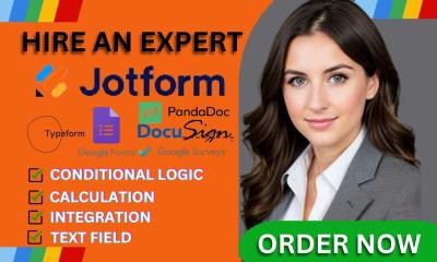Build Forms, Sales Funnel and Automation with JotForm, Typeform, HubSpot, and Zoho