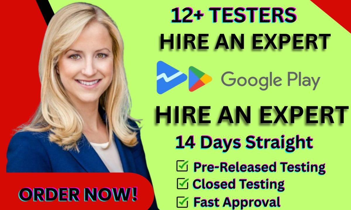 Provide 12 Testers or 20 Testers on Google Play Console for Closed Testing
