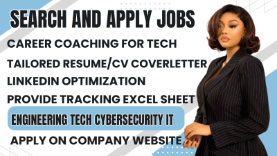 I Will Reverse Recruiter Search and Apply for IT Tech Engineering Remote Job Applications