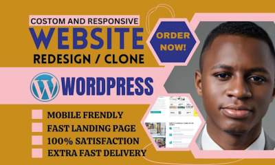I will WordPress Landing Page, One Page Website, Lead Capture & Homepage Redesign Design