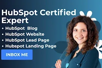 I will develop HubSpot website, HubSpot landing page, HubSpot blog