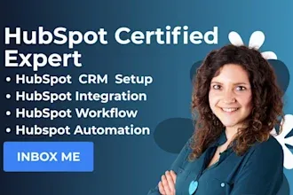 I Will Setup HubSpot CRM, HubSpot Integration, HubSpot Workflow Automation