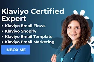 I will design Klaviyo email template, Klaviyo email marketing flows, Klaviyo Shopify