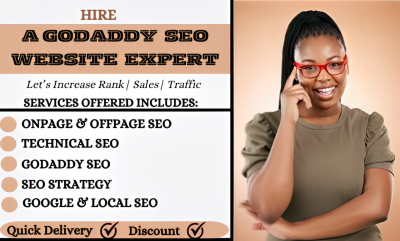 I Will Do Pro SEO of Your GoDaddy Website for Google Ranking