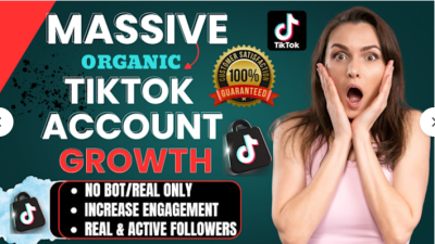 I will grow and promote your TikTok account followers organically