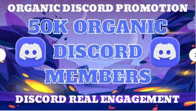 I will do Discord promotion, Discord advertising, Discord server promotion & growth