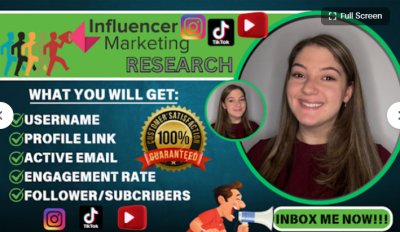 I Will Find the Perfect Influencers for You