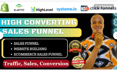 I will do sales funnel in ClickFunnels, Systeme.io