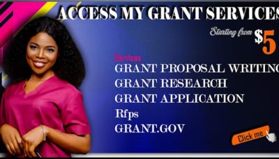 Do Grant Research, Write Grant Proposal, RFPs, Grants.gov