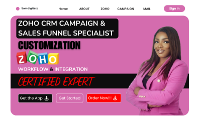 I will setup Zoho Sites CRM, Zoho One Campaign, Zoho Landing Page, and Zoho Website