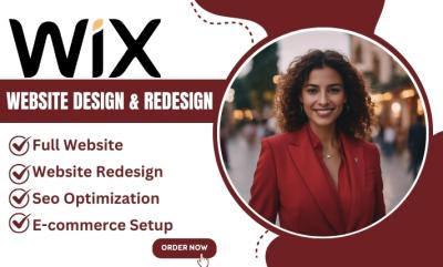 I will do Wix website design, Wix website redesign, Wix website, Wix Studio, Wix redesign
