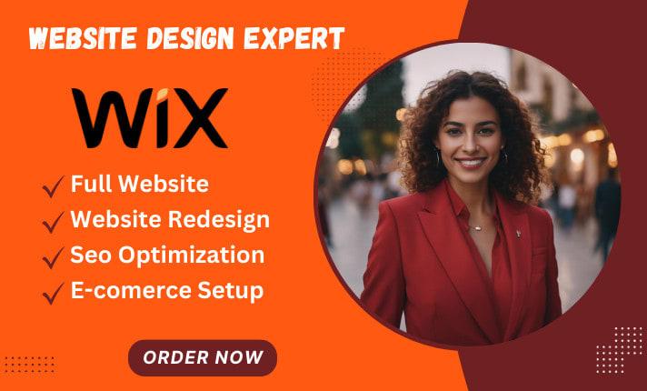 I will create Wix website redesign, Wix website revamp, Wix site redesign, Wix
