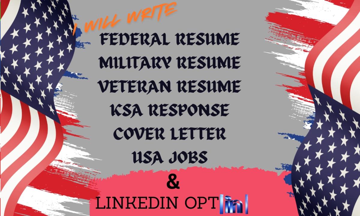 I will craft premium resume for federal professional to secure interviews