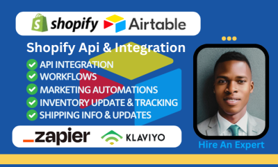 I will optimize Shopify sales with expert Klaviyo API, Airtable integration, Zapier, Make.com