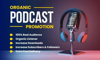 I Will Do Podcast Marketing, Promote Your Podcast and Increase Downloads Organically