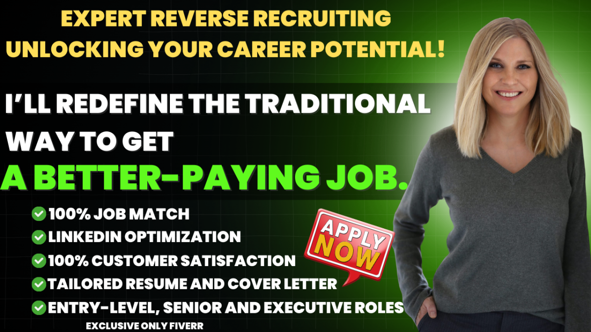 I Will Reverse Recruit for Corporate Women and Send Follow-Up Messages to Recruiters