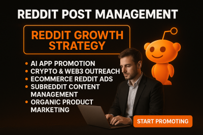 I Will Manage and Setup Reddit Ads Campaigns & Reddit Post Management for Business