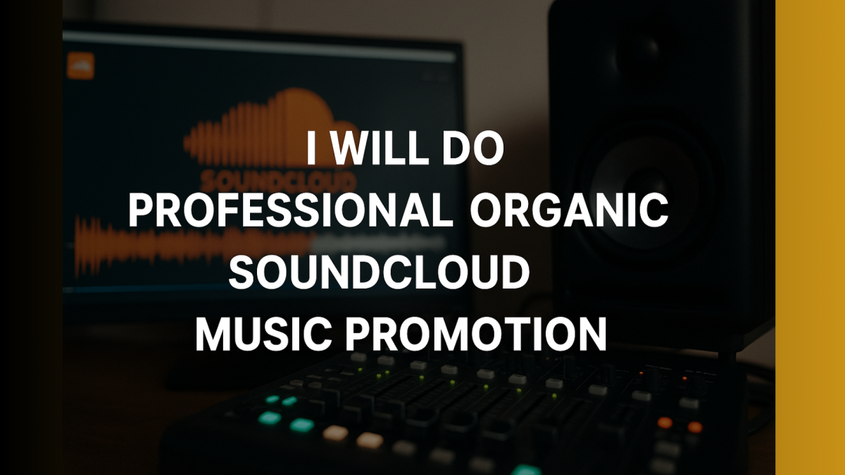 I will do professional organic SoundCloud music promotion