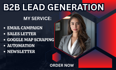 I Will Do Email Campaign, Email Lead, and Newsletter, B2B Lead