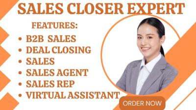 I will be your sales rep salesperson cold calling virtual assistant sales agent