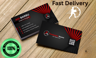 I will do professional modern unique and minimal QR business cards