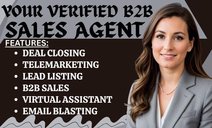 Be Your B2B Salesperson Lead Generation Virtual Assistant Sales Agent