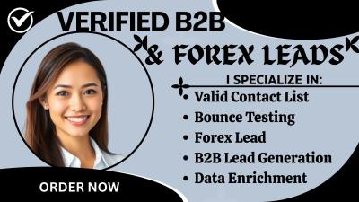 Build a Verified and Valid Contact List | Forex Leads | B2B Prospect Leads