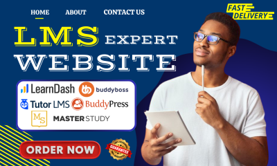 I Will Build WordPress LMS LearnDash Website BuddyPress Website Tutor LMS