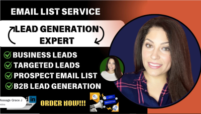 I will find Instagram influencers, YouTube influencers, podcast leads, and B2B email leads
