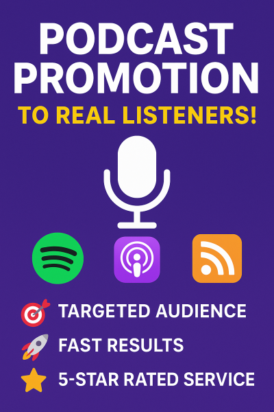 I will promote your podcast to real listeners with real audience