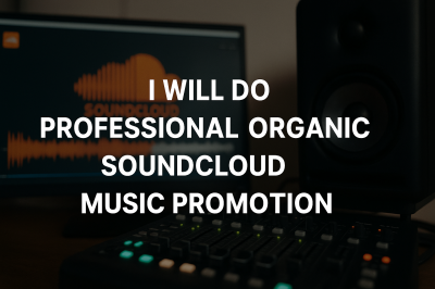 I will do professional organic SoundCloud music promotion