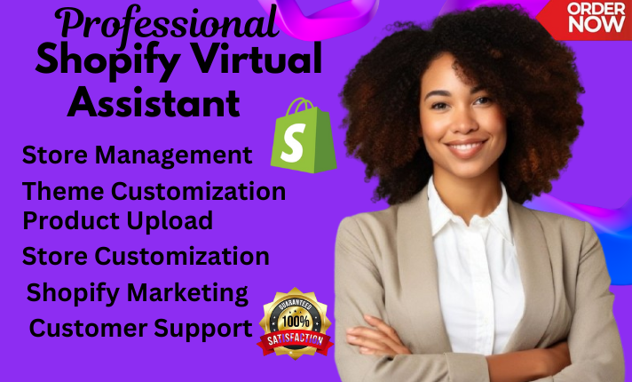 I will be your Shopify Amazon Virtual Assistant and Shopify Sales Manager